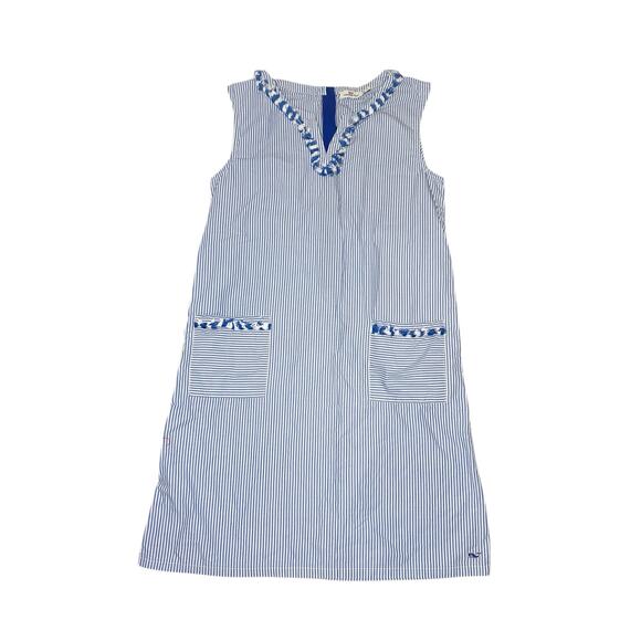 Vineyard Vines Seersucker Shift Dress Size 16